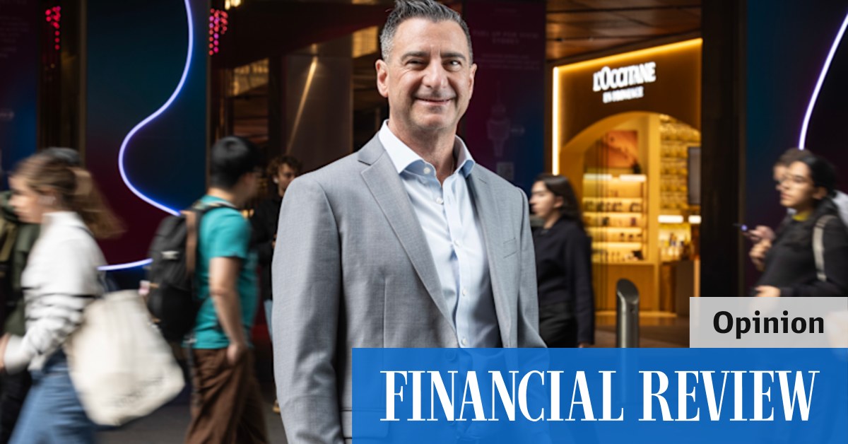 Scentre chief executive Elliott Rusanow says perso