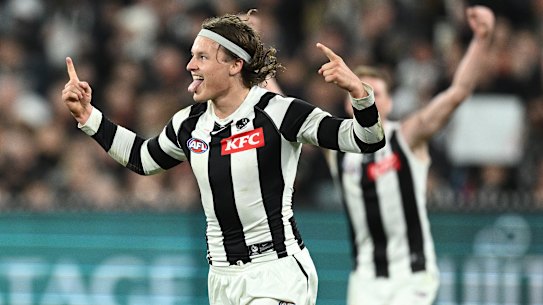 Pies forward Jack Ginnivan.