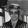 Elton John in 1976, when he reckoned ‘sorry’ was the hardest word.