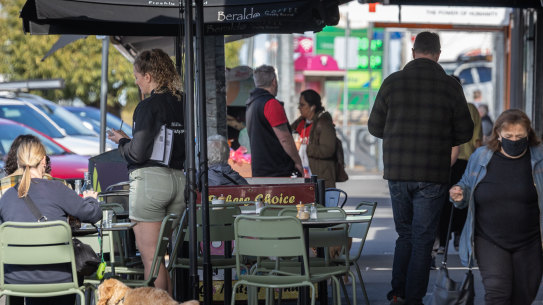 Life on Watsonia’s local shopping strip.