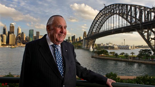 Bill Waterhouse at his home in Kirribilli in May 2010.
