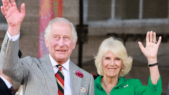 King Charles III and Queen Camilla in Northern Ireland in May 2023.