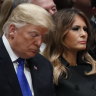 Trump on the fringes of presidents' group at George H.W. Bush's funeral