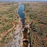 The Pilbara landscape in Roebourne, Western Australia