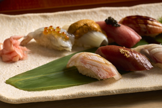 Choose from assorted nigiri. 