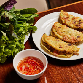 Vietnamese pancakes.