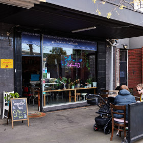Outside Cafe Sunshine &amp; SalamTea.