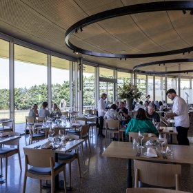 The dining room.
