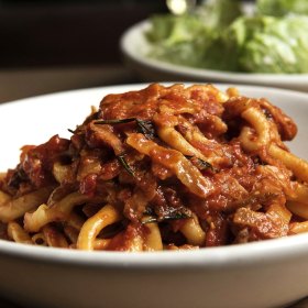 The bucatini dish.