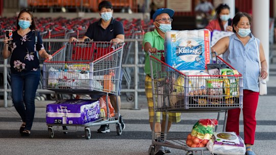 The Australian economy is back to its pre-pandemic size as households maintained their stimulus-aided spending spree.