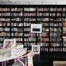 One of many bookshelves in Hanya Yanagihara's home.