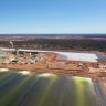 A rare earths plant in Kalgoorlie, West Australia, run by the Australian company Lynas.