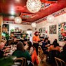 Inside Warung Agus, a Balinese restaurant in West Melbourne.