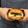 Truffle Brioche Burger by Eggspot - available at Fremantle Markets’ Truffle Extravaganza.