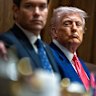 Secretary of State Marco Rubio and President Donald Trump.