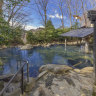 Bathing pool at Kurokawa onsen.