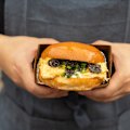 Truffle Brioche Burger by Eggspot - available at Fremantle Markets’ Truffle Extravaganza.