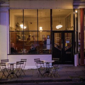 The exterior of the Piper Street restaurant.