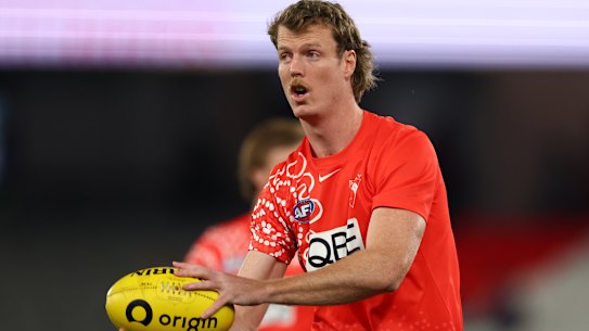 There’s no guarantee that Nick Blakey will still be in Swans colours next season.