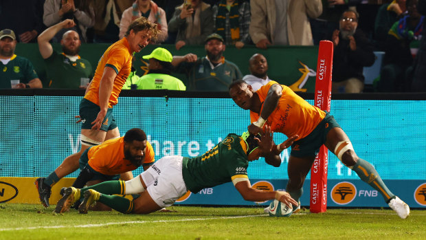 Wallabies out-skilled and outmuscled in Springboks wake-up call