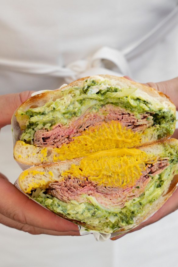 Classics like the rare beef sandwich are still on the menu..