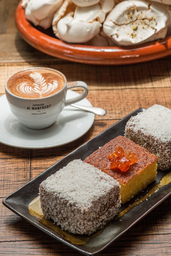 Assorted cakes of the day.