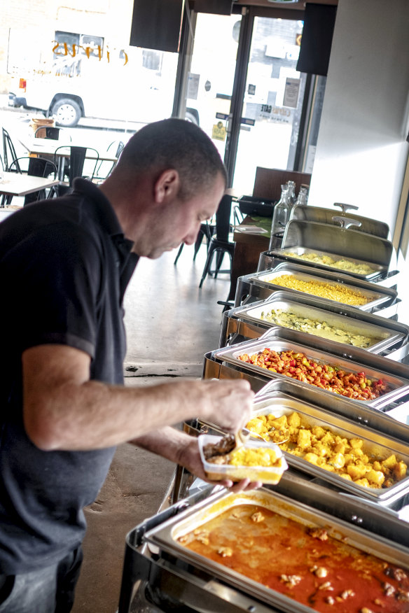 There are plenty of curries on offer at the buffer.