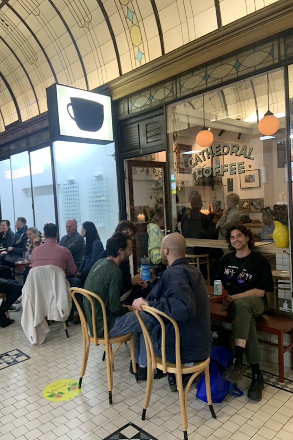 Cathedral Coffee at the Nicholas building in the city of Melbourne.