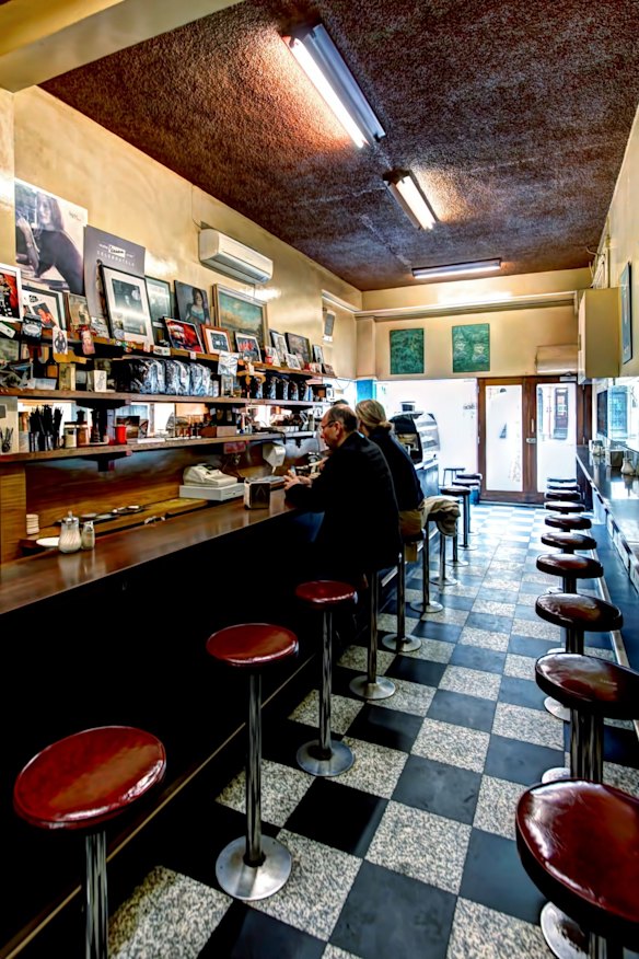 Inside Pellegrini’s.