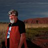 Sam Backo, who as a six-year-old was part of the ‘yes’ campaign, at Uluru.