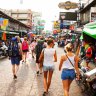 Uncomfortable humidity: Bangkok, Thailand.