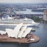 sunmar27NEWcoverÂ australia cruise shipÂ coverÂ story ; text byÂ BrianÂ Johnston
cr: RCI (handout imageÂ suppliedÂ viaÂ journalist, noÂ syndication)RCI Voyager of the Seas docked in Sydney Harbour