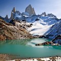 The granite peaks of Mount Fitz Roy on the Laguna de los Tres trek.