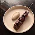 Kangaroo on a skewer.