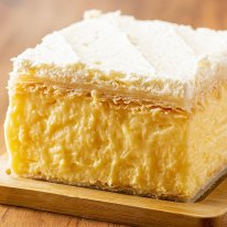 Delectable vanilla slice with custard and buttercream icing strxxwishdish
Wish DishÂ 
Vanilla sliceÂ 
Ben Groundwater