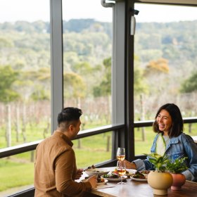 Lunch by the vineyard.