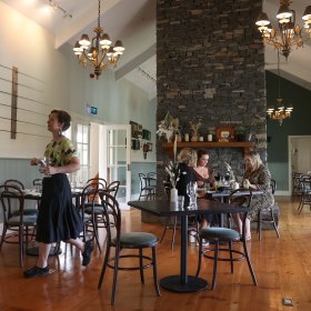 The dining room. 