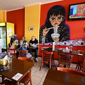 PBK Noodles in Clayton serves up specialty coffee and handmade noodles.