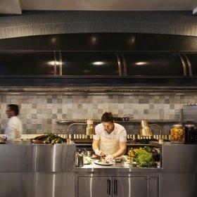 Chefs at work.