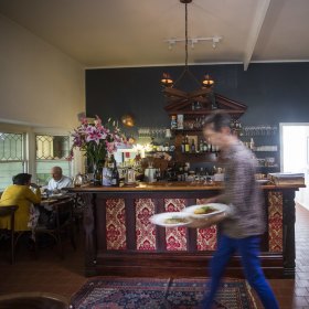 Inside Tansy’s restaurant in Kyneton.
