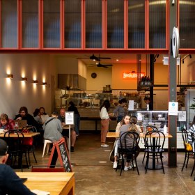 The eatery is located in The Cannery shopping centre. 