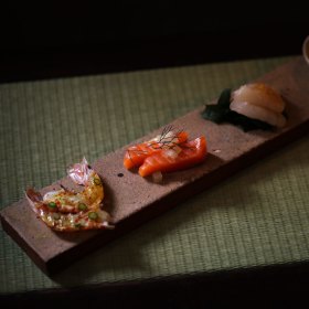 Sashimi selection for two. 