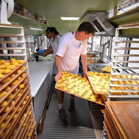 American Doughnut Kitchen at Queen Vic Market.