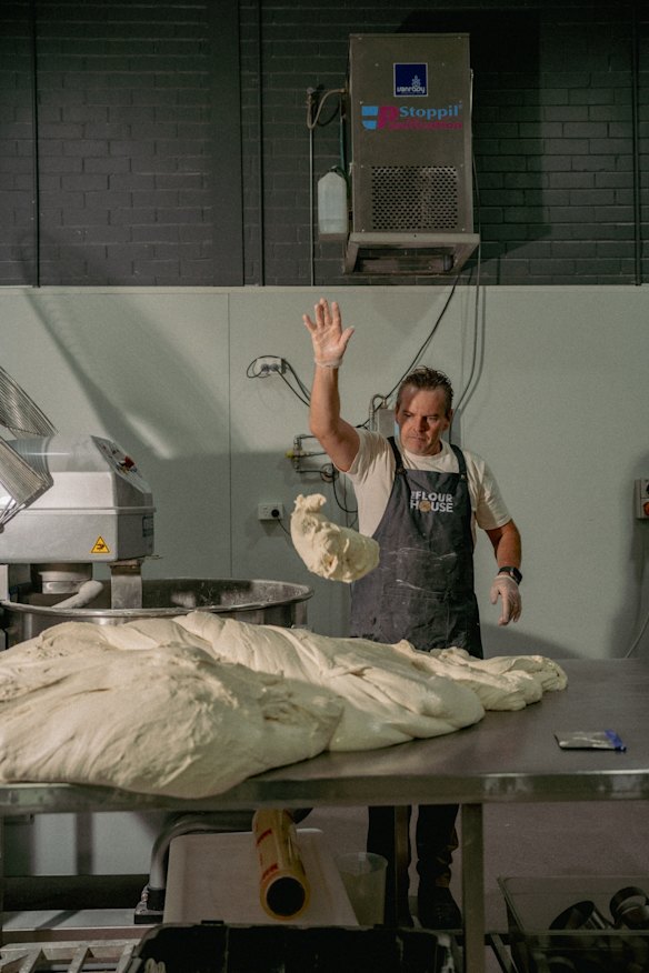 Bread and pastries are baked daily.