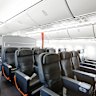 Jetstar’s business class seats are comfortable, even if they don’t lie flat.