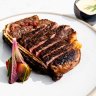 O Conner bone-in sirloin at Woodcut.