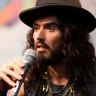 Russell Brand speaking to the media at the ARIA Awards in Sydney in 2012.