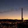 Lead and copper smelters dominate the skyline of Mount Isa.