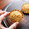 Sixpenny’s Jerusalem artichoke tart with black truffle.