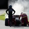 Grand prix organisers say risky driving to blame for Albert Park chaos